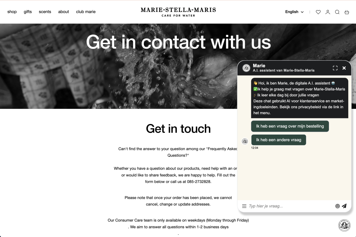 Marie-Stella-Maris AI Agent Marie - Conversed.ai