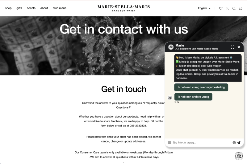 Marie-Stella-Maris AI Agent Marie - Conversed.ai